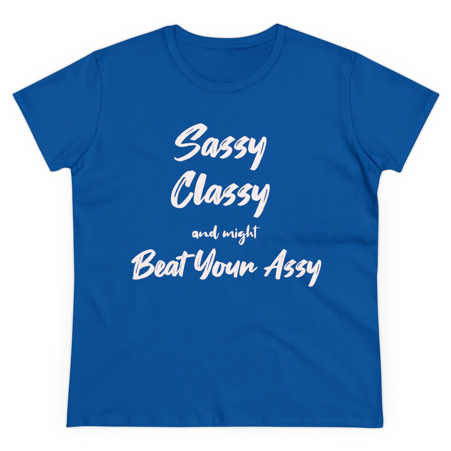 BEAT YOUR ASSY Women's Midweight Cotton Tee
